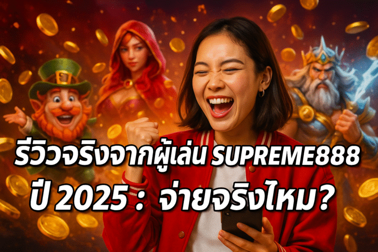 รีวิวจริงจากผู้เล่น SUPREME888 ปี 2025 จ่ายจริงไหม?