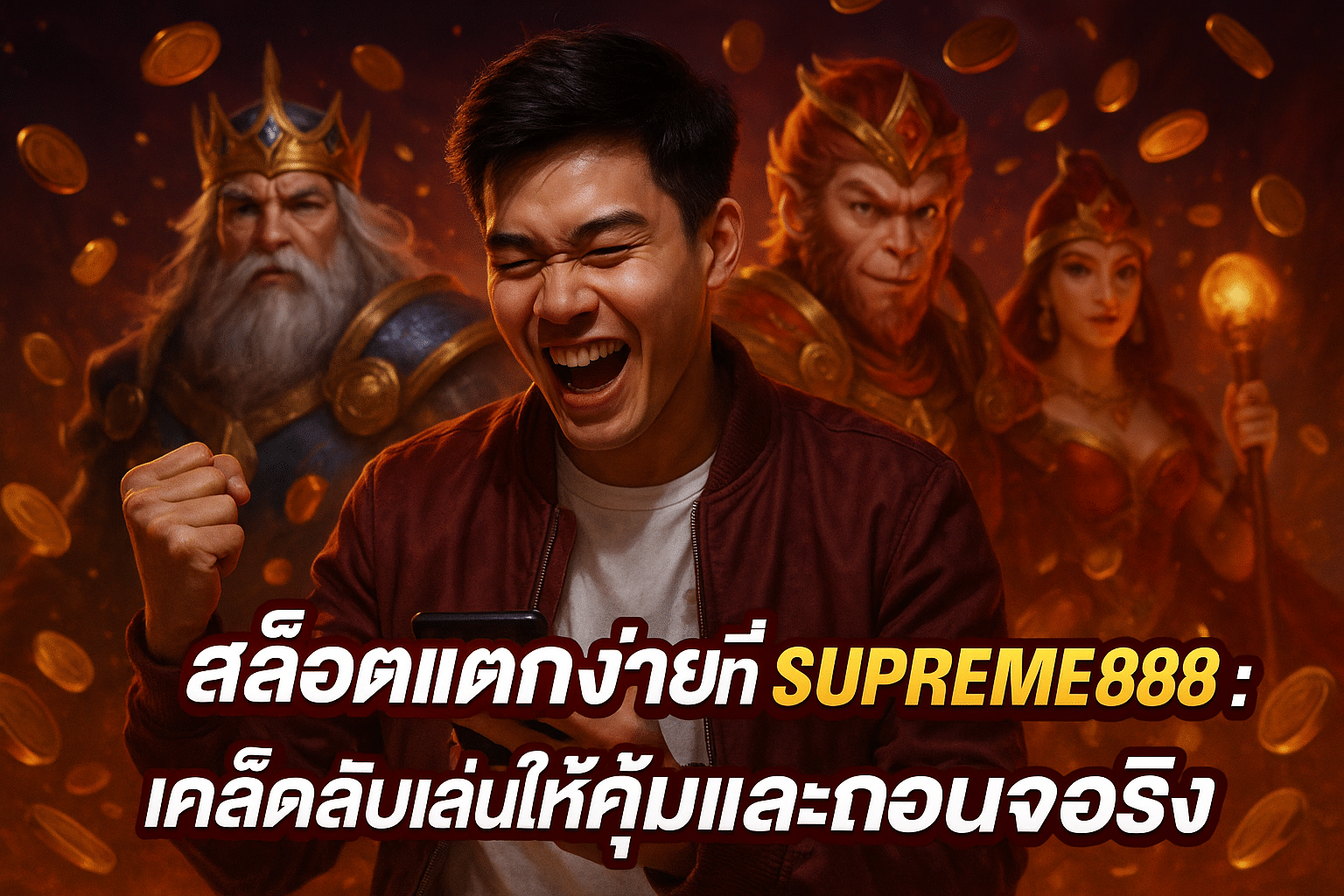 สล็อตแตกง่ายที่ SUPREME888 เคล็ดลับเล่นให้คุ้มและถอนจริง