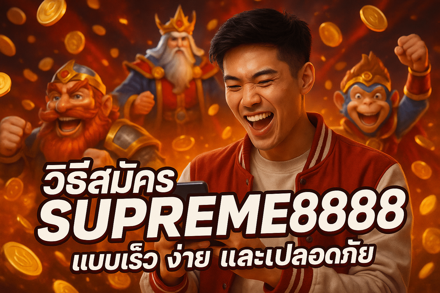 วิธีสมัคร SUPREME888 แบบเร็ว ง่าย และปลอดภัย